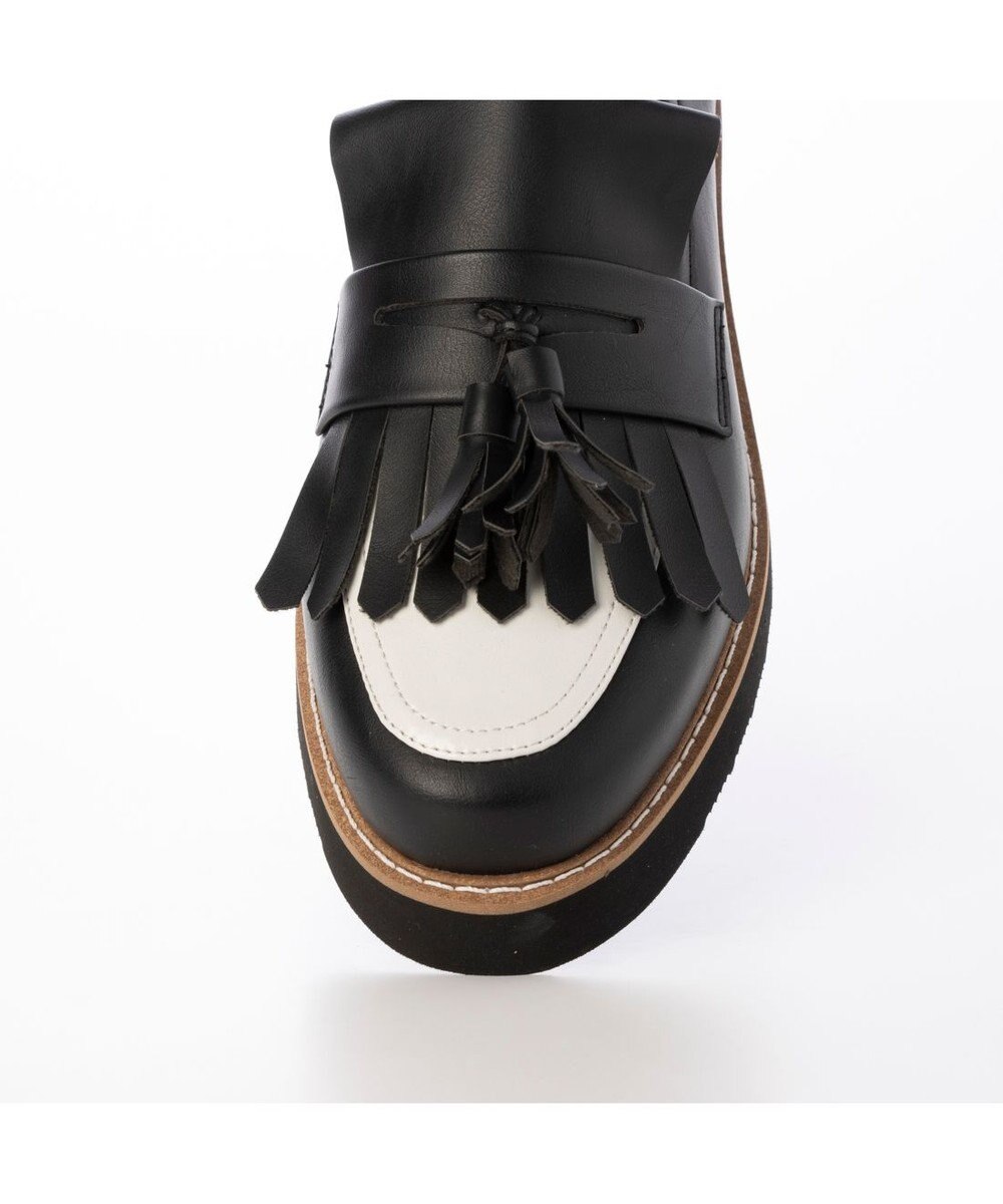 MODE ET JACOMO <carino>【レイン対応】【2WAY】厚底タッセルローファー 