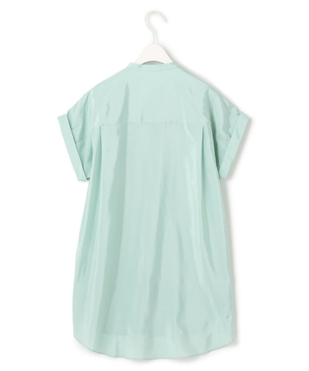 ICB 【洗える】ヌーディスローン  バンドカラーブラウス 