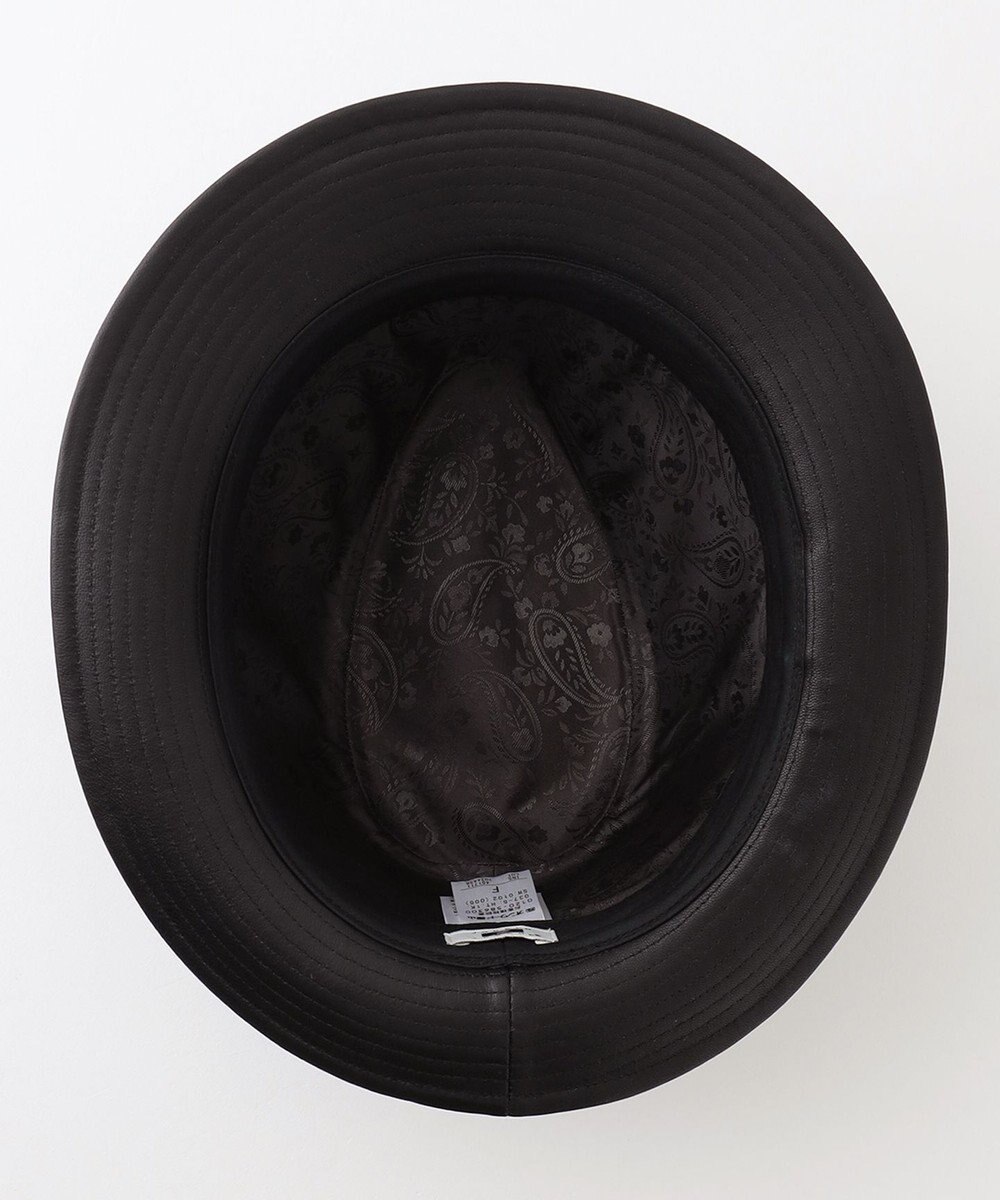 JOSEPH ABBOUD ベジーオイルブラシレザー ハット 