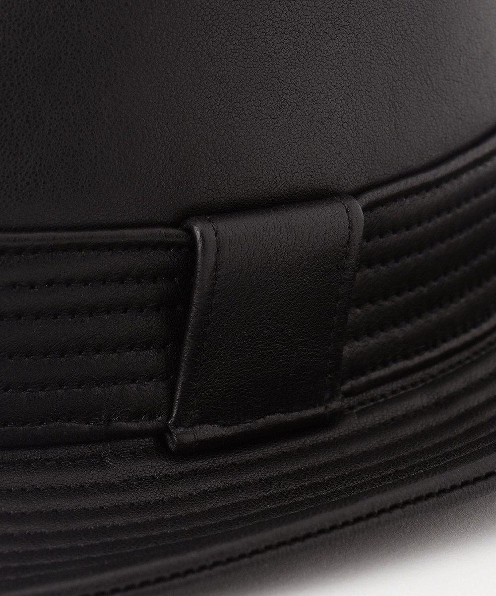 JOSEPH ABBOUD ベジーオイルブラシレザー ハット 