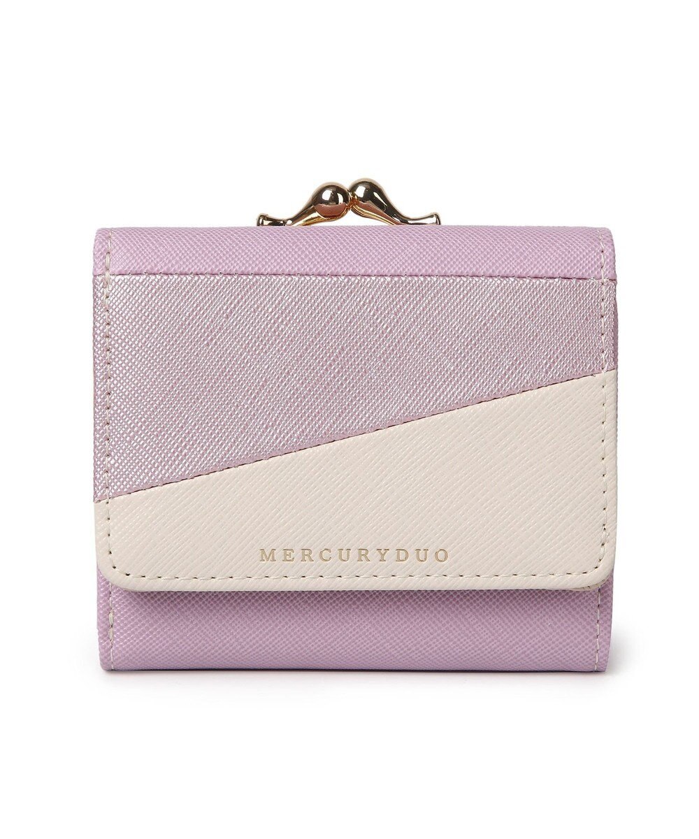 style code 【MERCURYDUO/マーキュリーデュオ】ダイアナ　トリコカラー口金ミニ財布 