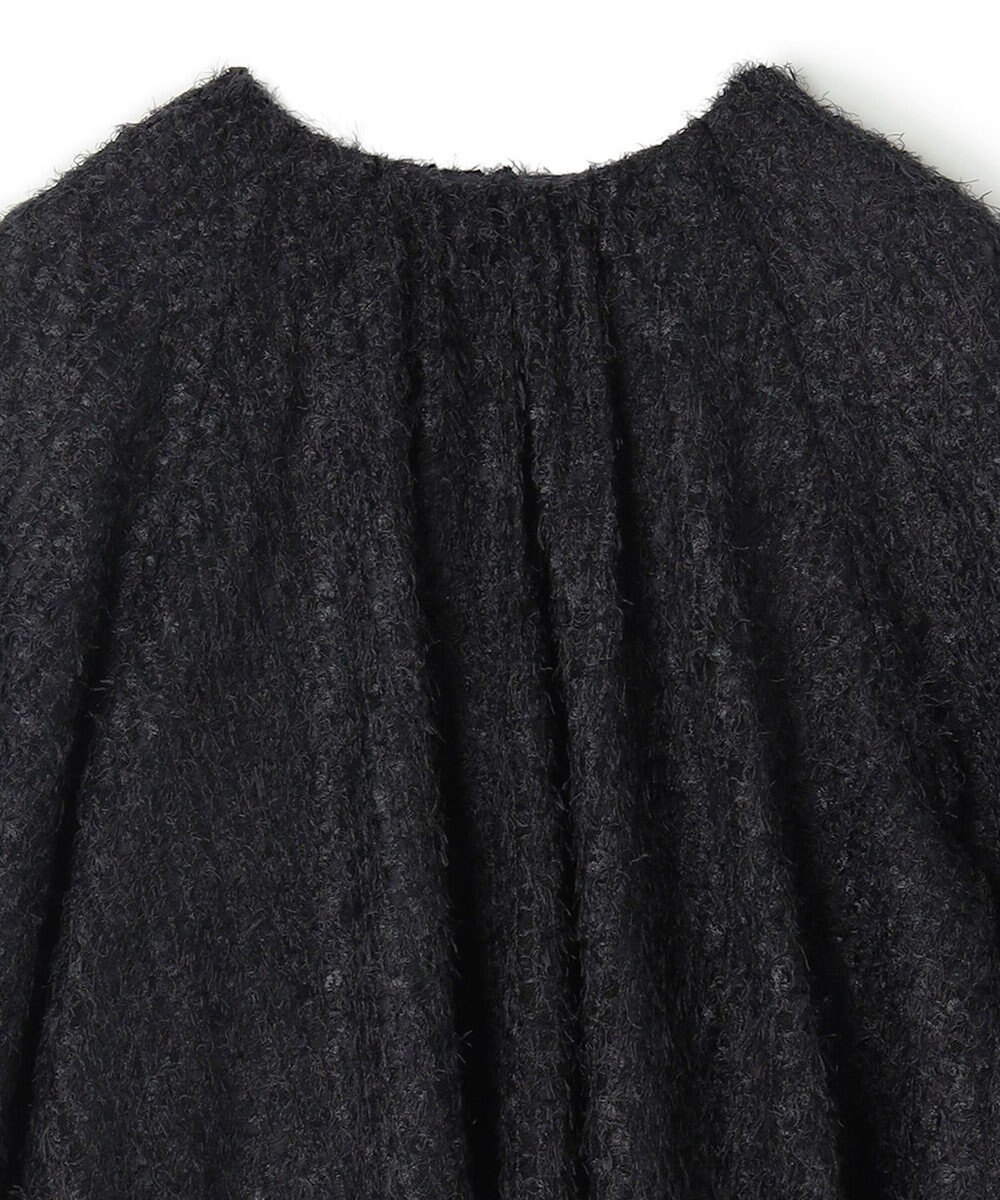 UNFILO エアリーヤーン ギャザーブラウス 