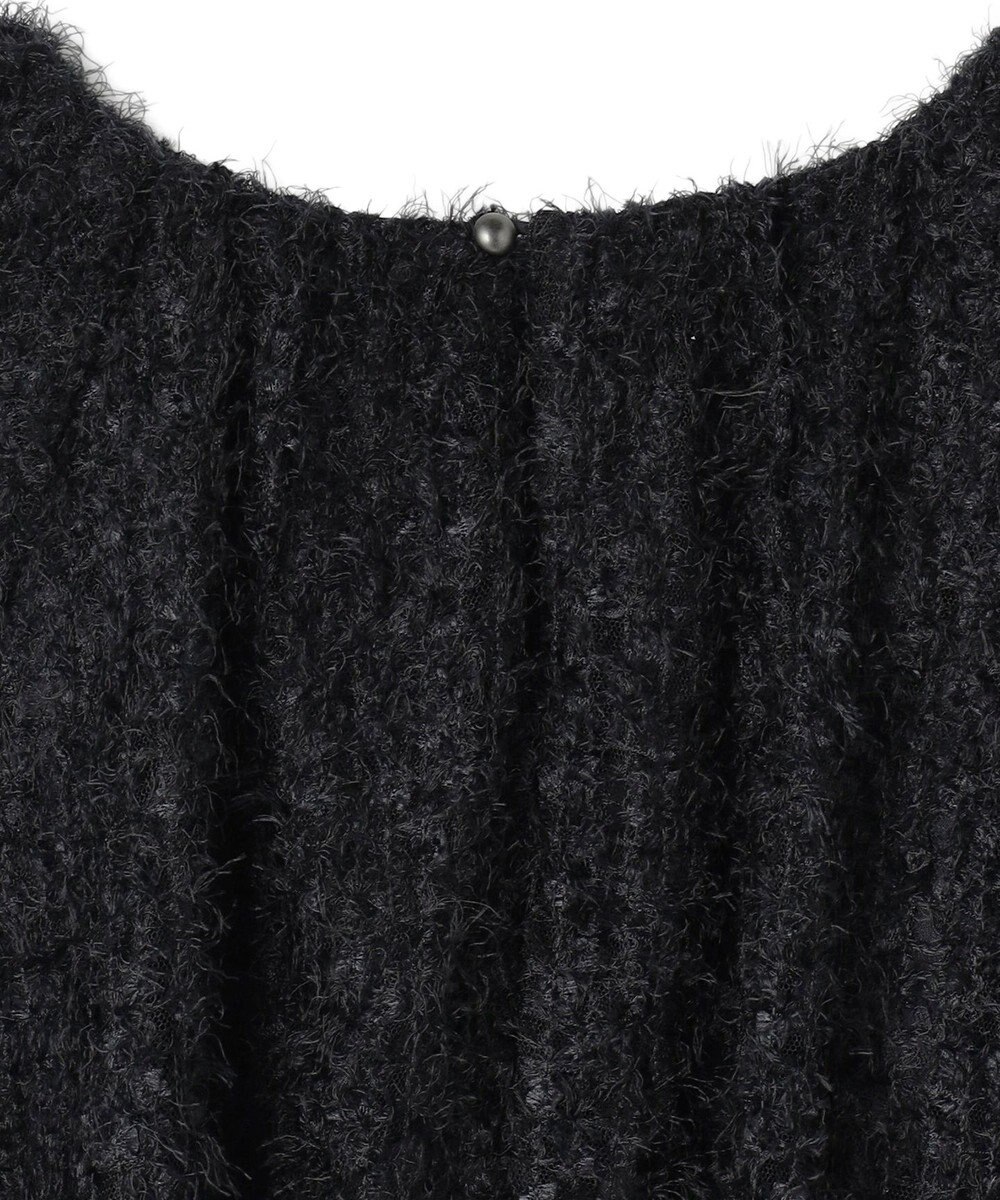 UNFILO エアリーヤーン ギャザーブラウス 