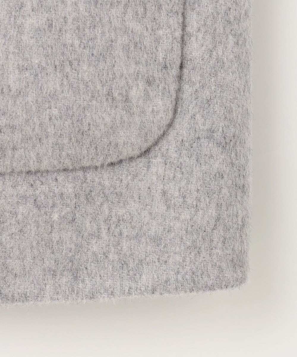 J.PRESS LADIES 【リバーシブル】ウールナイロンリバー スタンドカラー コート 