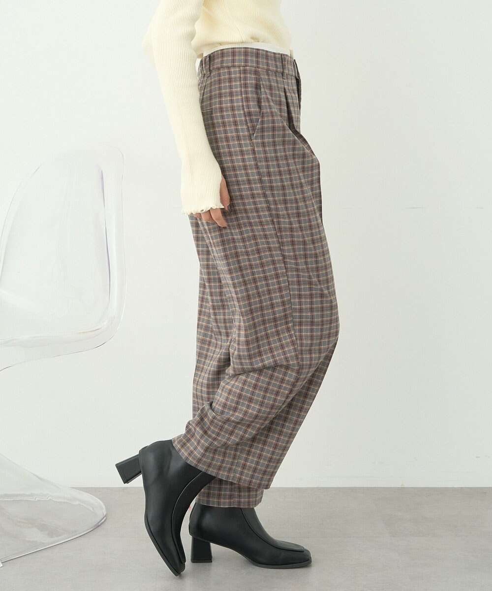 earth music&ecology ダブルウエストデザインパンツ 