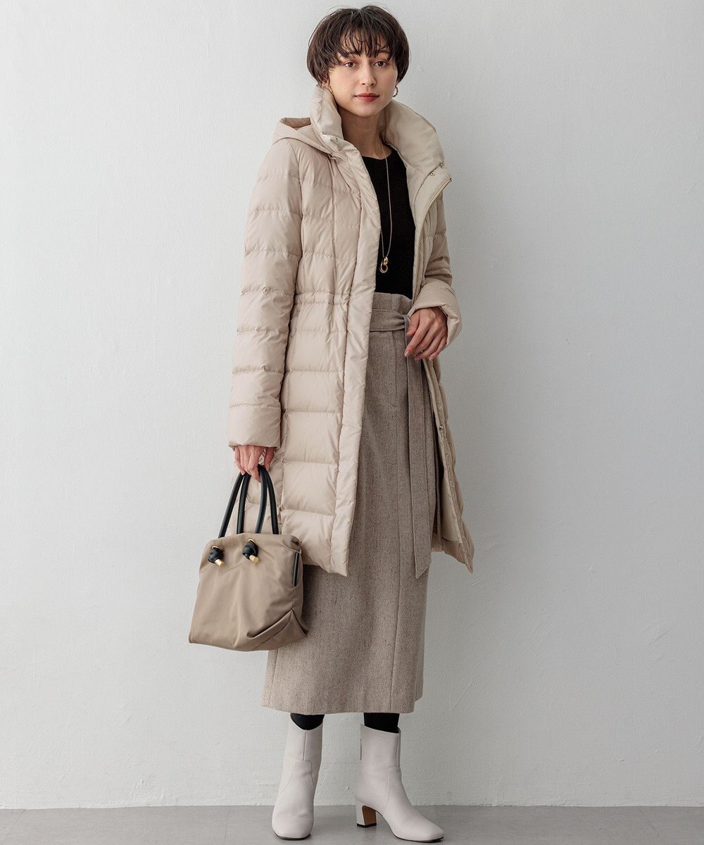 23区 L 【VERY掲載/新色追加】シレータフタ ロング ダウンコート 