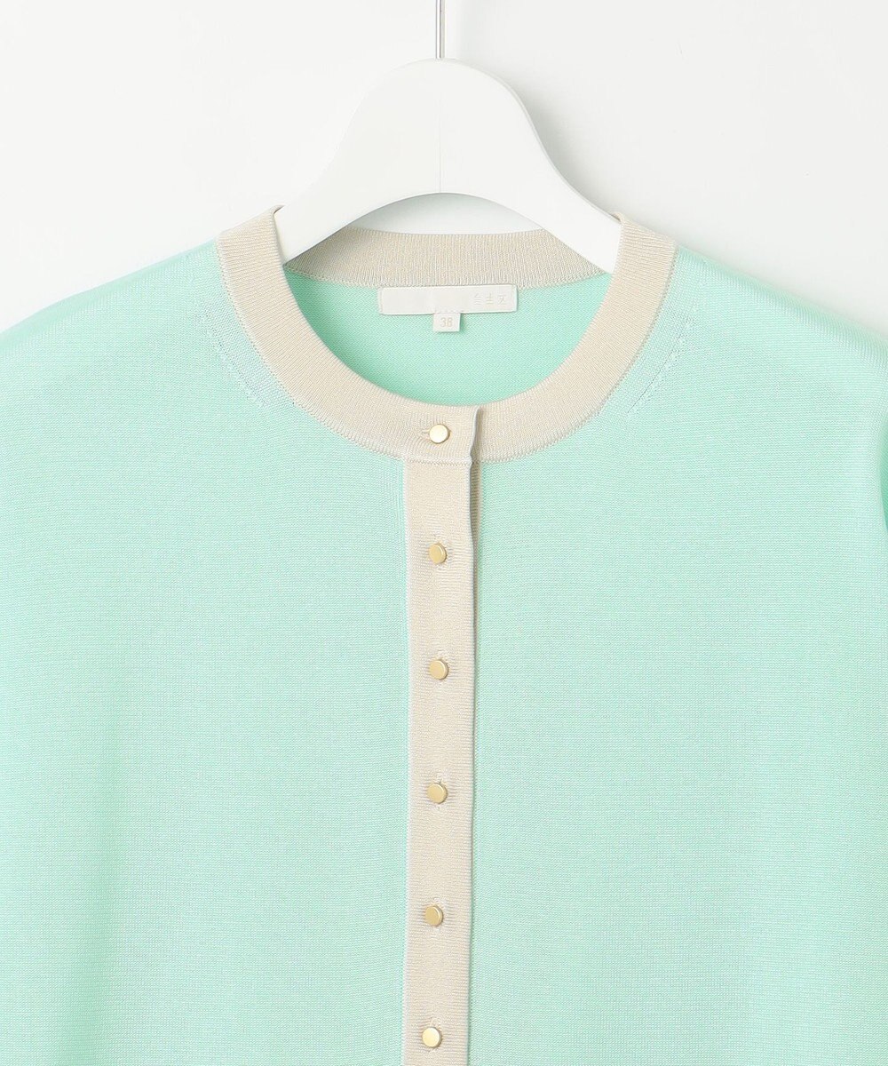 自由区 L 【アンサンブル対応・洗える】シャインハイゲージ カーディガン 