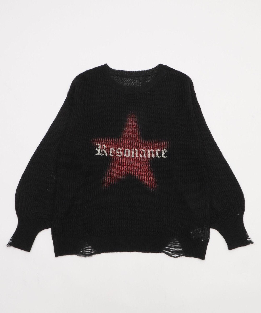 WEGO モヘアタッチスターBIGニット 