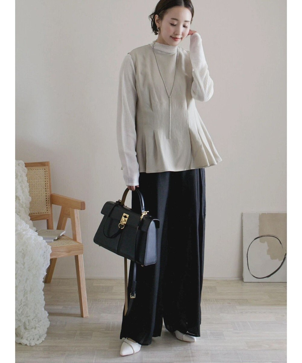 Green Parks AnriettMusee シアータックワイドパンツ 