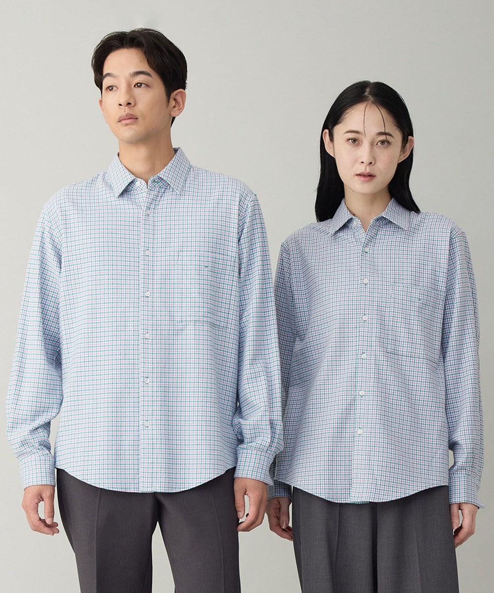 UNFILO MENS 【男女兼用】クリーンチェック ネルシャツ 
