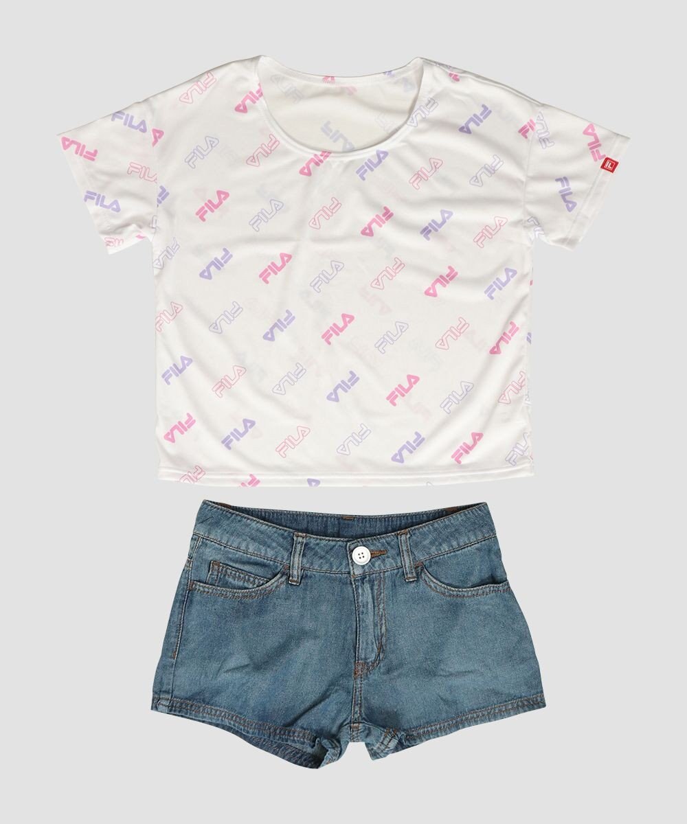 OP／FILA 【FILA】Ｔシャツ付きセパレート4点セット水着 