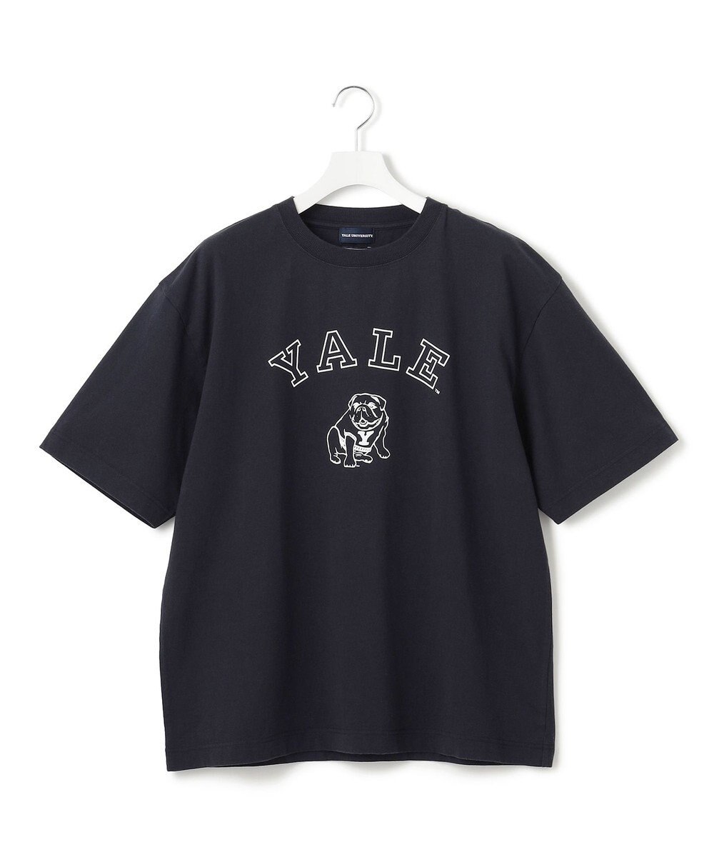 J.PRESS YORK STREET 【UNISEX】YALEブルドックプリント Tシャツ 