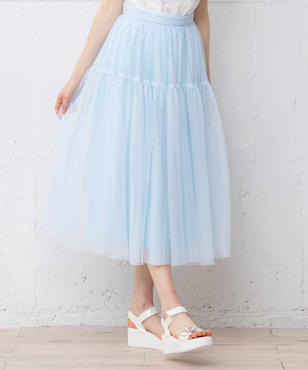 WEB限定】【TOCCA lAVENDER】Fruit Color Tulle Skirt スカート