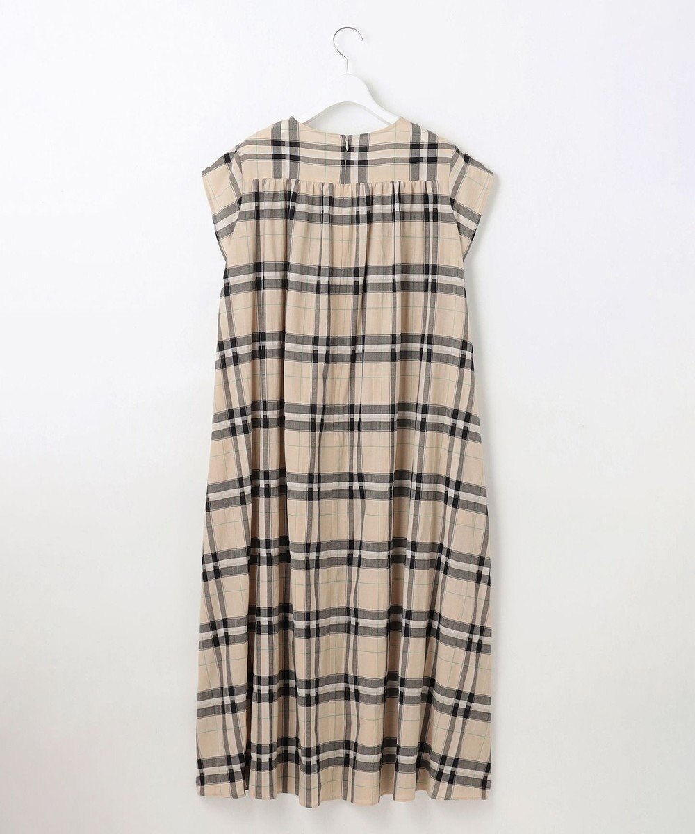 自由区 【カタログ掲載・洗える】シアーブライトチェック ワンピース 