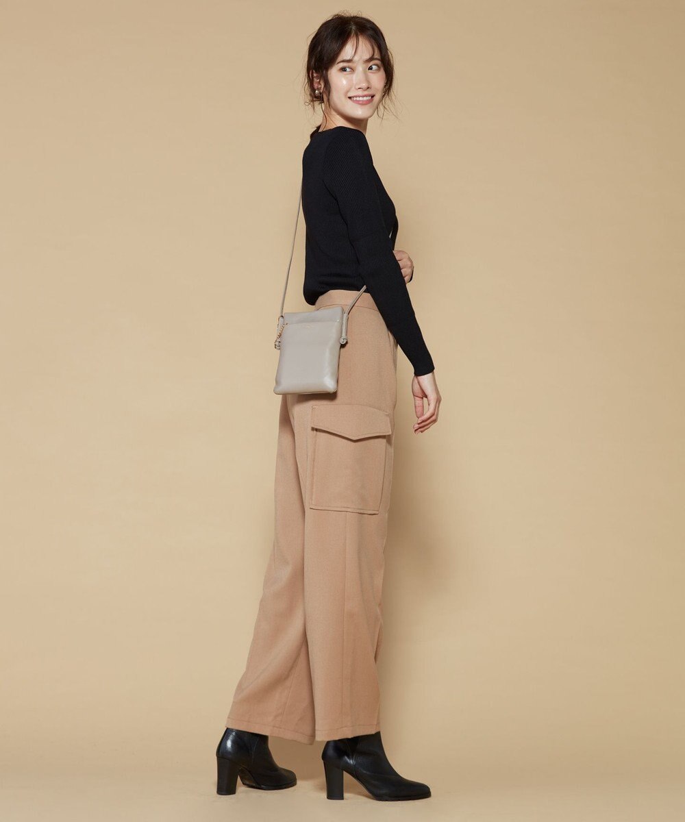 LA BAGAGERIE ミニ財布付き サイドノットショルダー 