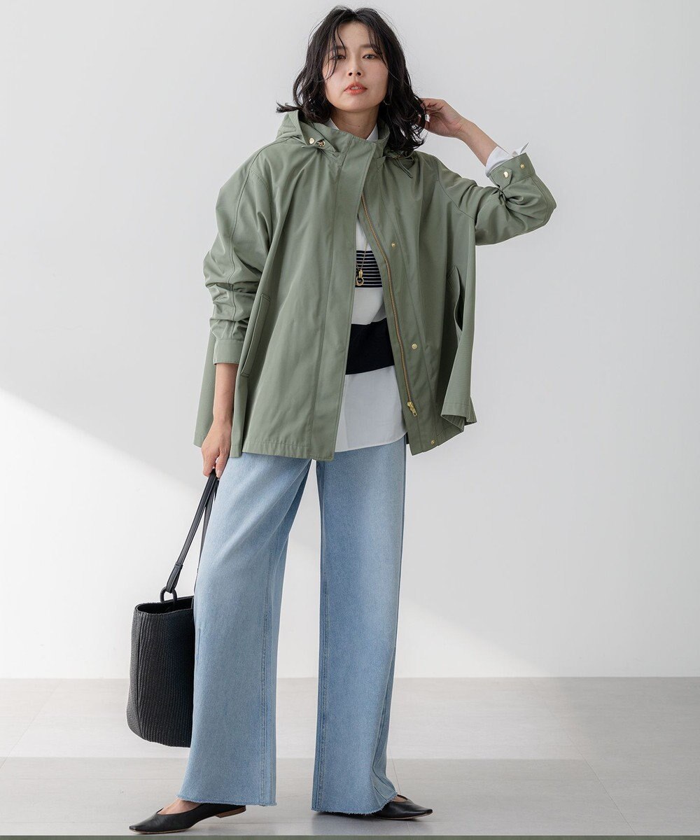 23区 【SLOW/一部店舗限定】LIGHT DENIM バレルワイド パンツ 