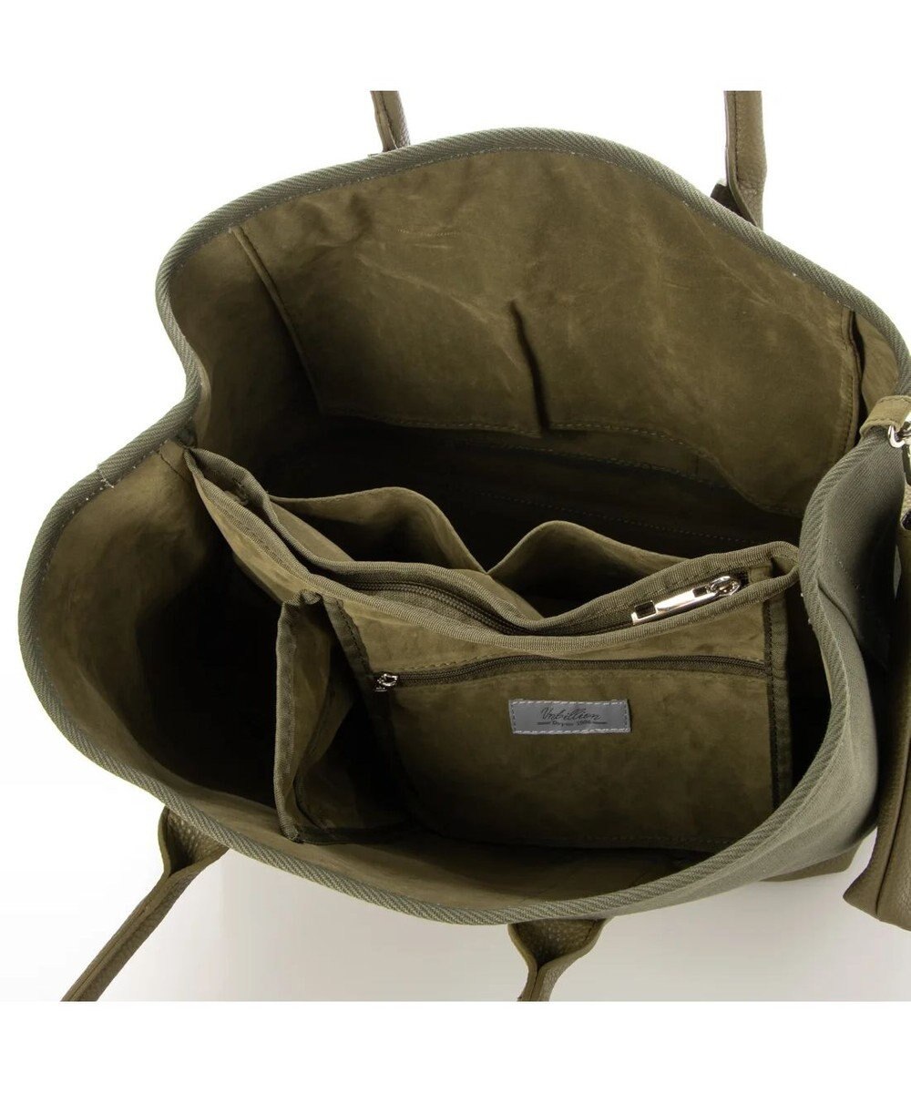 UNBILLION cachecache パーテーションキャンバストートバッグL 