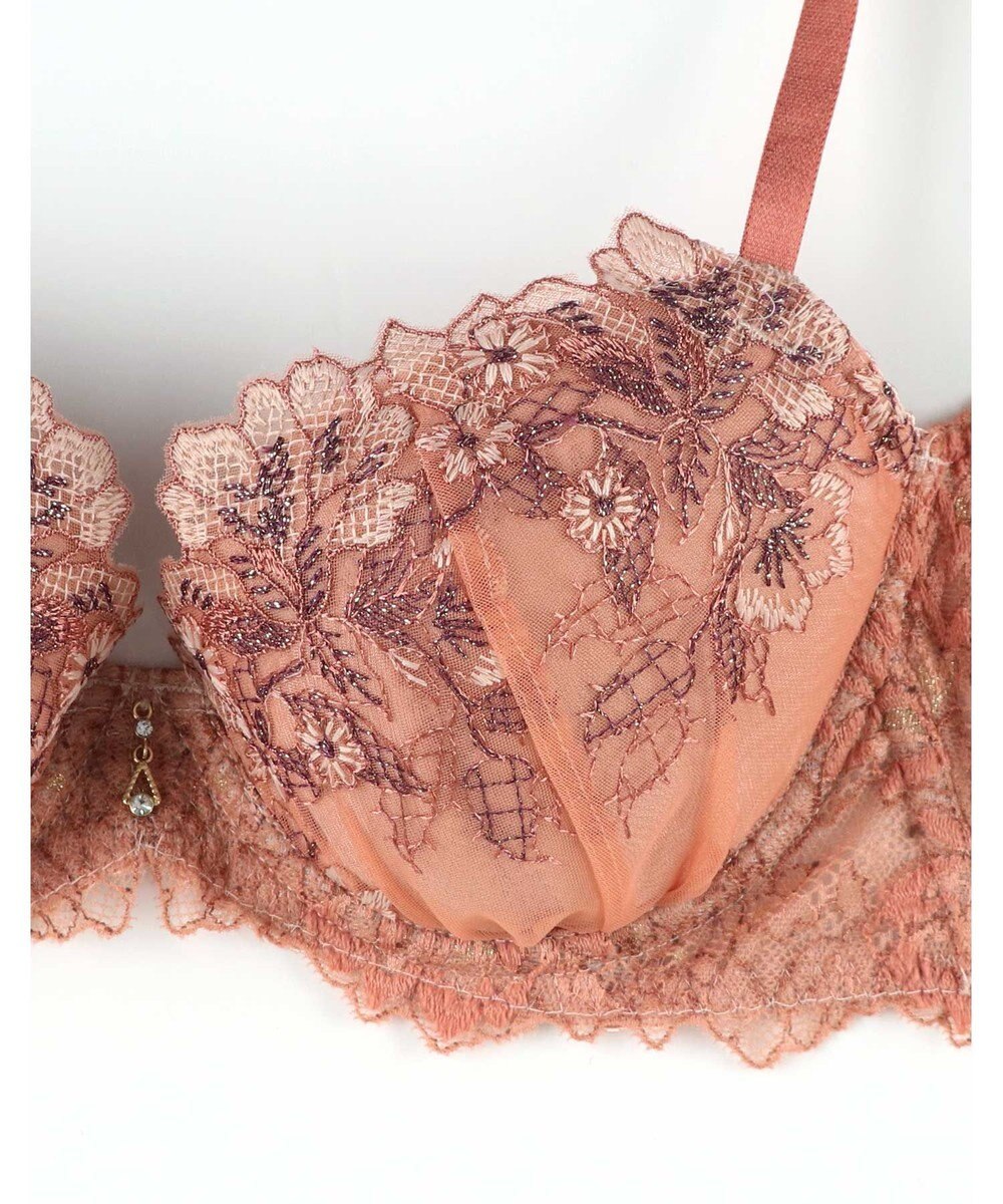 AMPHI ブラジャー ふっくらまる胸キープ 脇高設計 脇・背中スッキリ Gカップまで対応 大きいサイズ 【Hold Day Bra ホールドデイブラ】 BYJ305 アンフィ／ワコール 