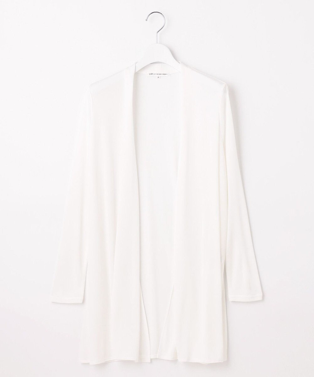 23区 S 【UVケア/接触冷感】マルチ機能 シアー ロング カーディガン 