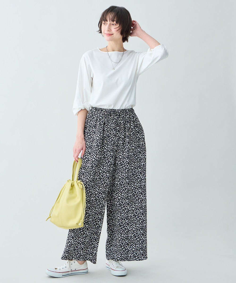 ANY L 【WEB限定】シルケットスムースツイストスリーブカットソー 