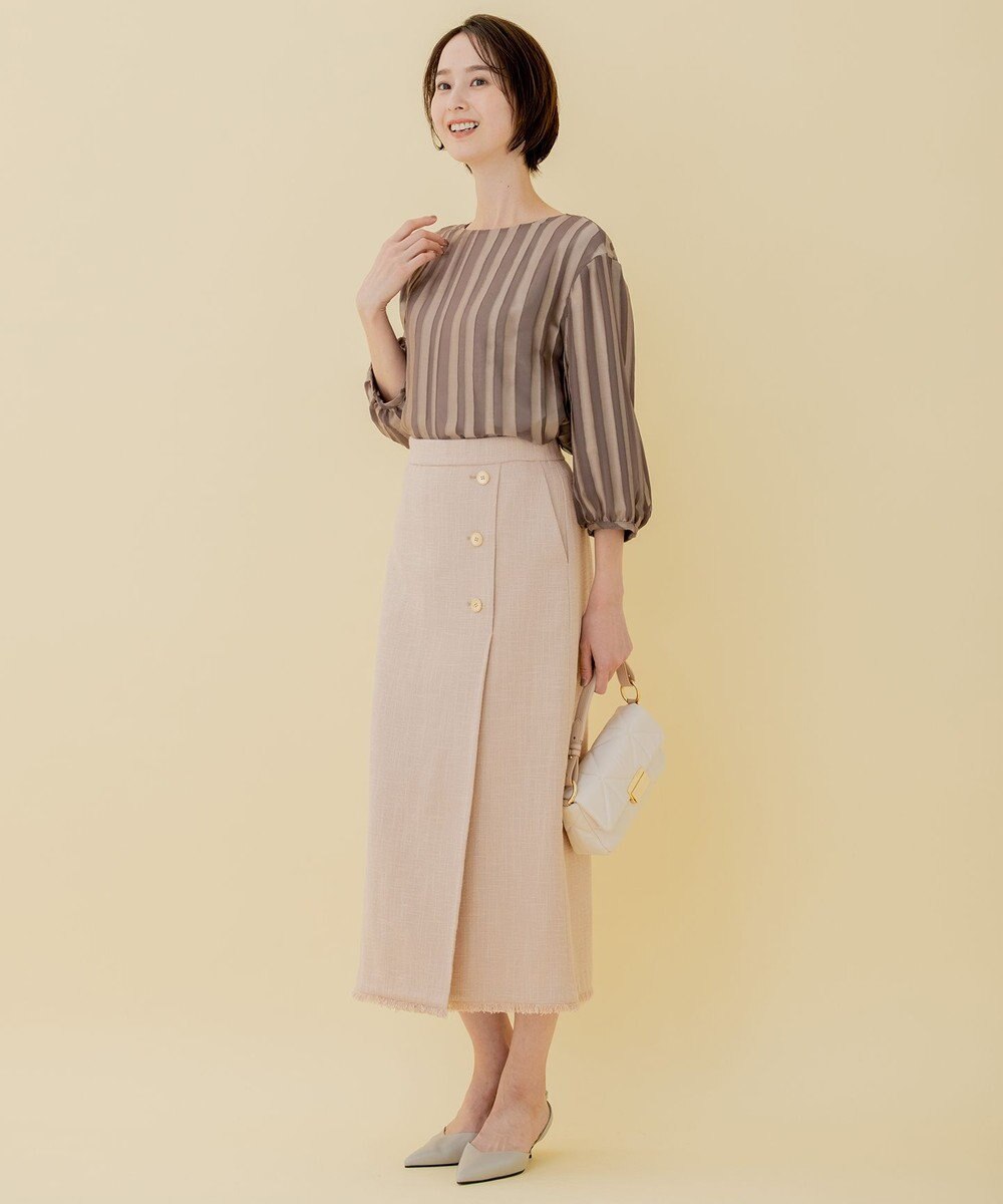 自由区 L 【セット可】ラミーブッチャー ストレートシルエットスカート 