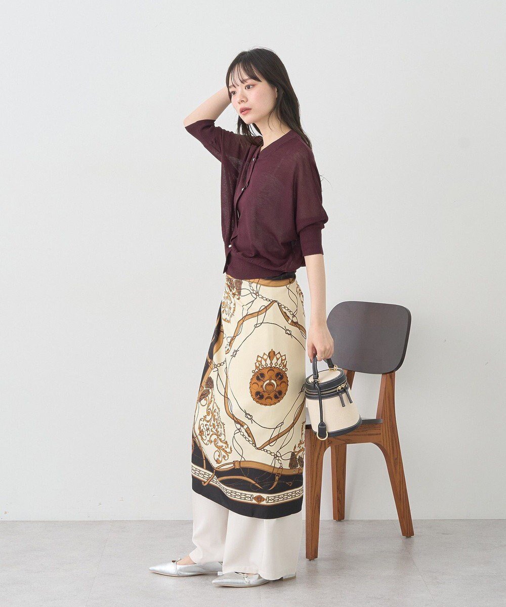 earth music&ecology 【接触冷感】シアードルマンカーディガン 