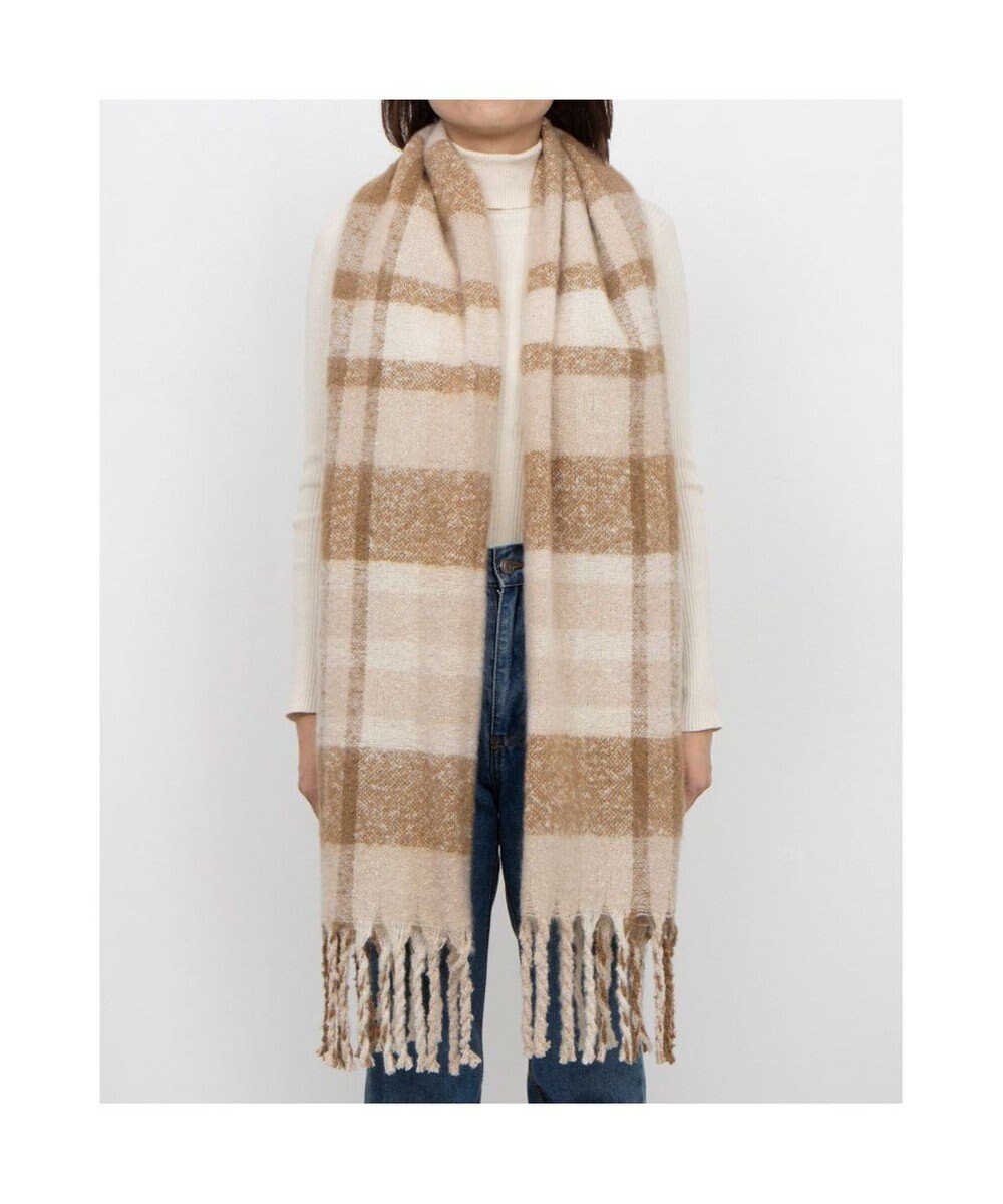 UNBILLION カシュネ cache nez / リサイクルポリニュートラルカラーチェックストール 