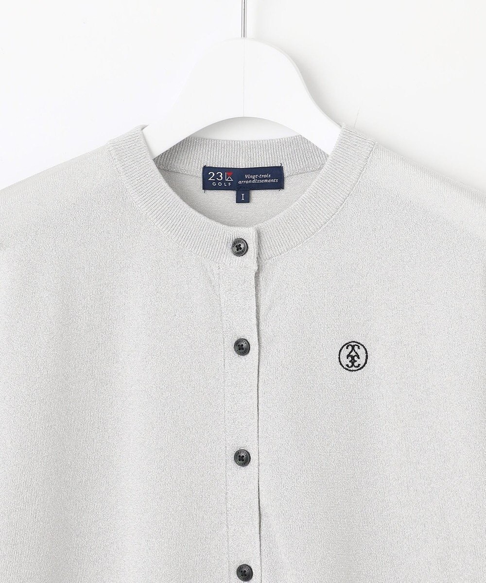 23区GOLF 【WOMEN】シーズン問わず着用可能なラメニットカーディガン 