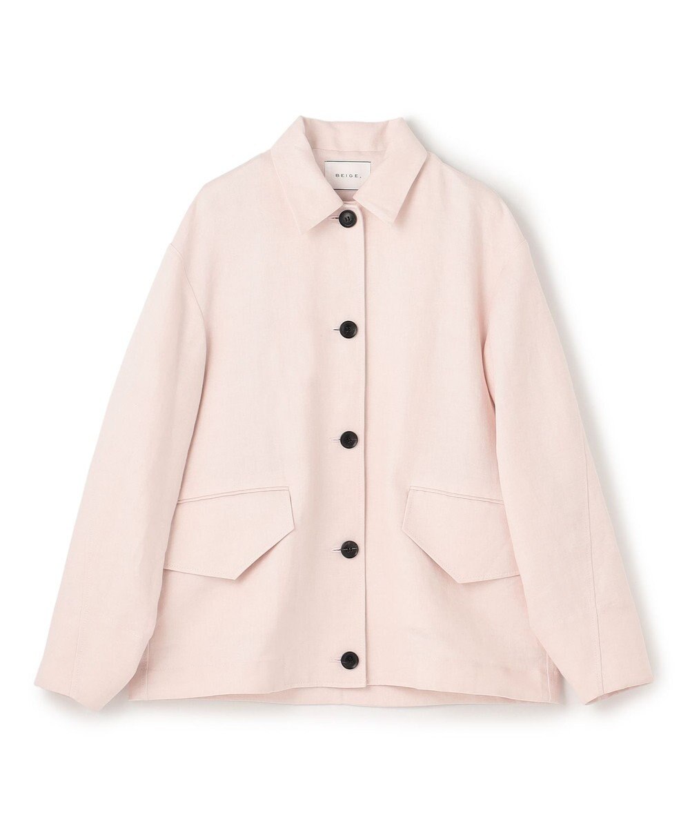 BEIGE， 【VERY 5月号掲載】CRINUM / オーバーサイズリネンジャケット 