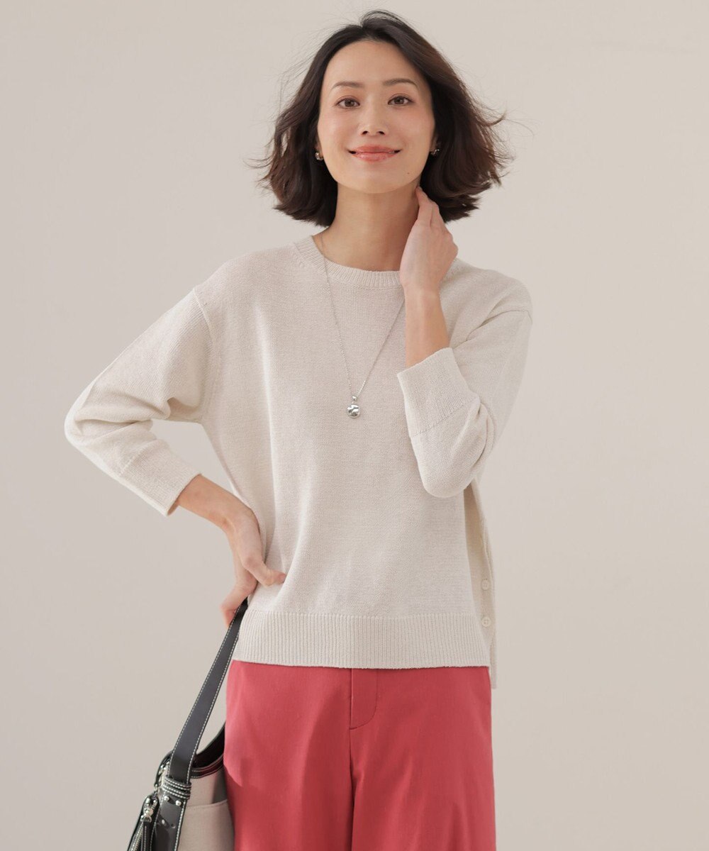 J.PRESS LADIES S DRY COMFORT クルーネック ニット 