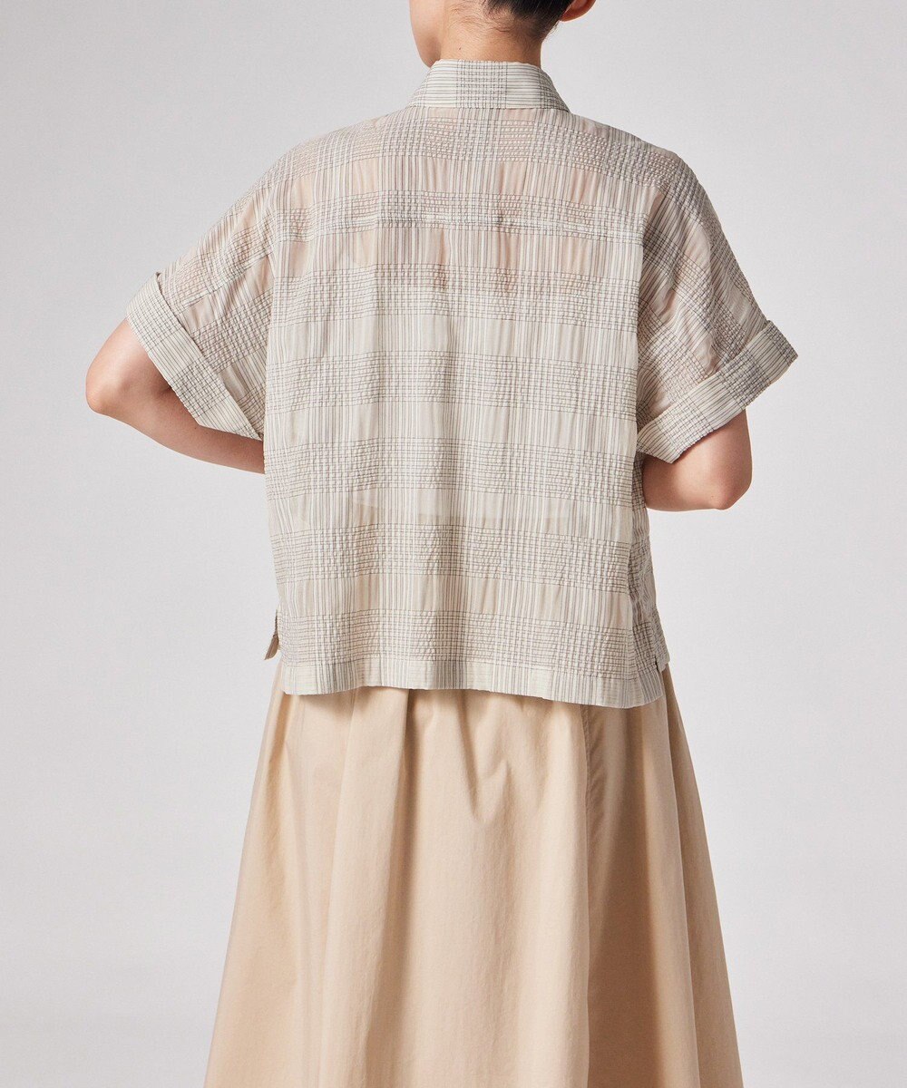 Paul Smith ワッシャーチェック シアー シャツ 