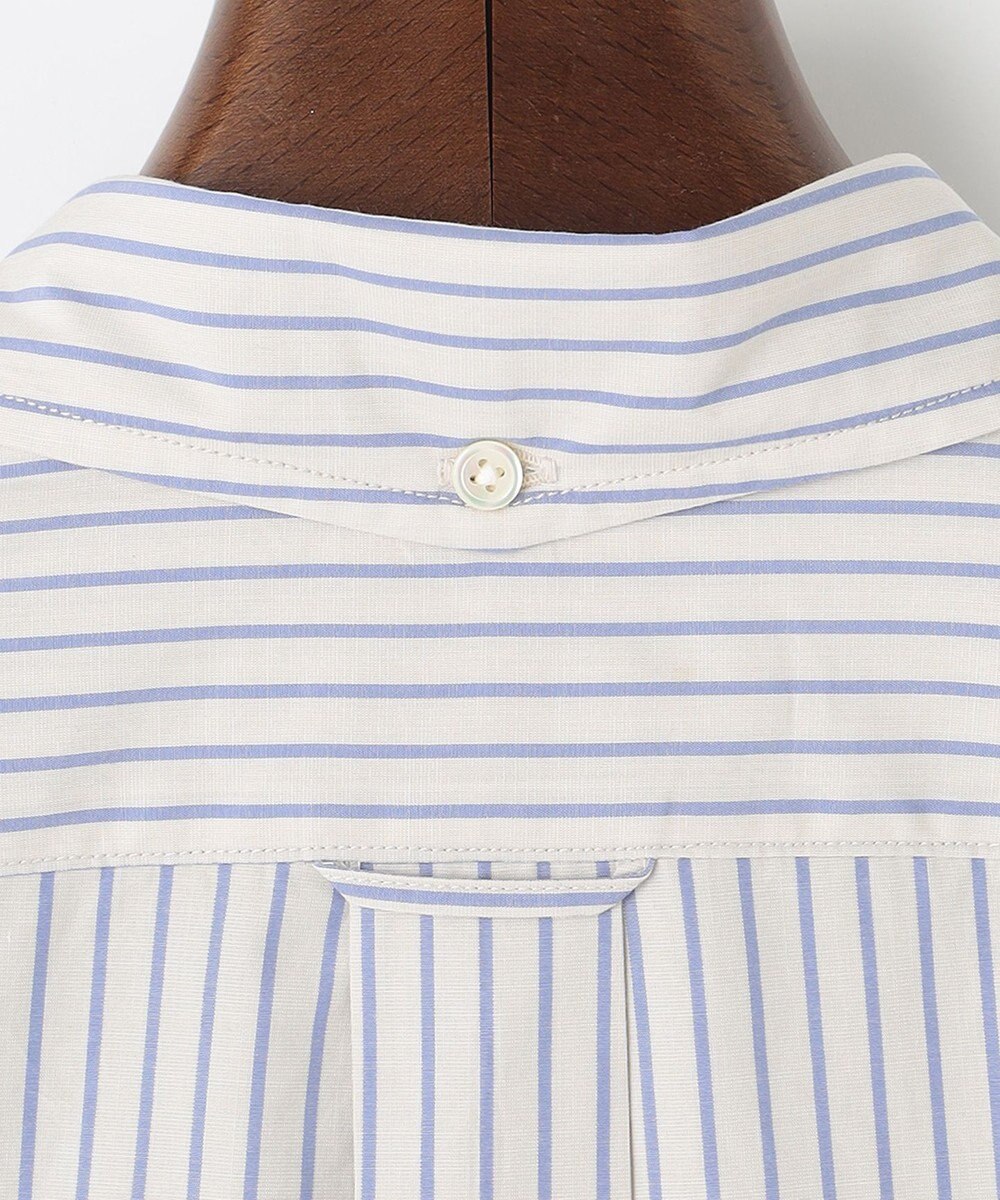 J.PRESS MEN ポプリンストライプシャツ/B.D 