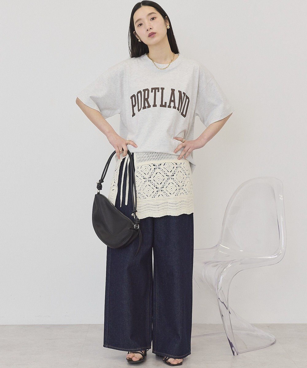 AMERICAN HOLIC PORTLAND裾ラウンドTシャツ 