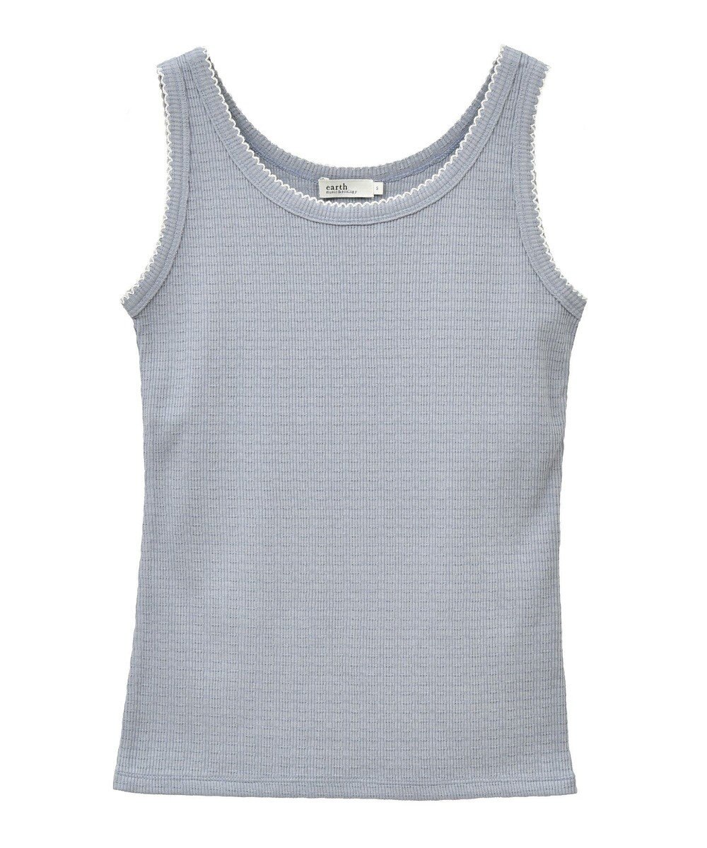 earth music&ecology ピコトリミングタンクトップ 