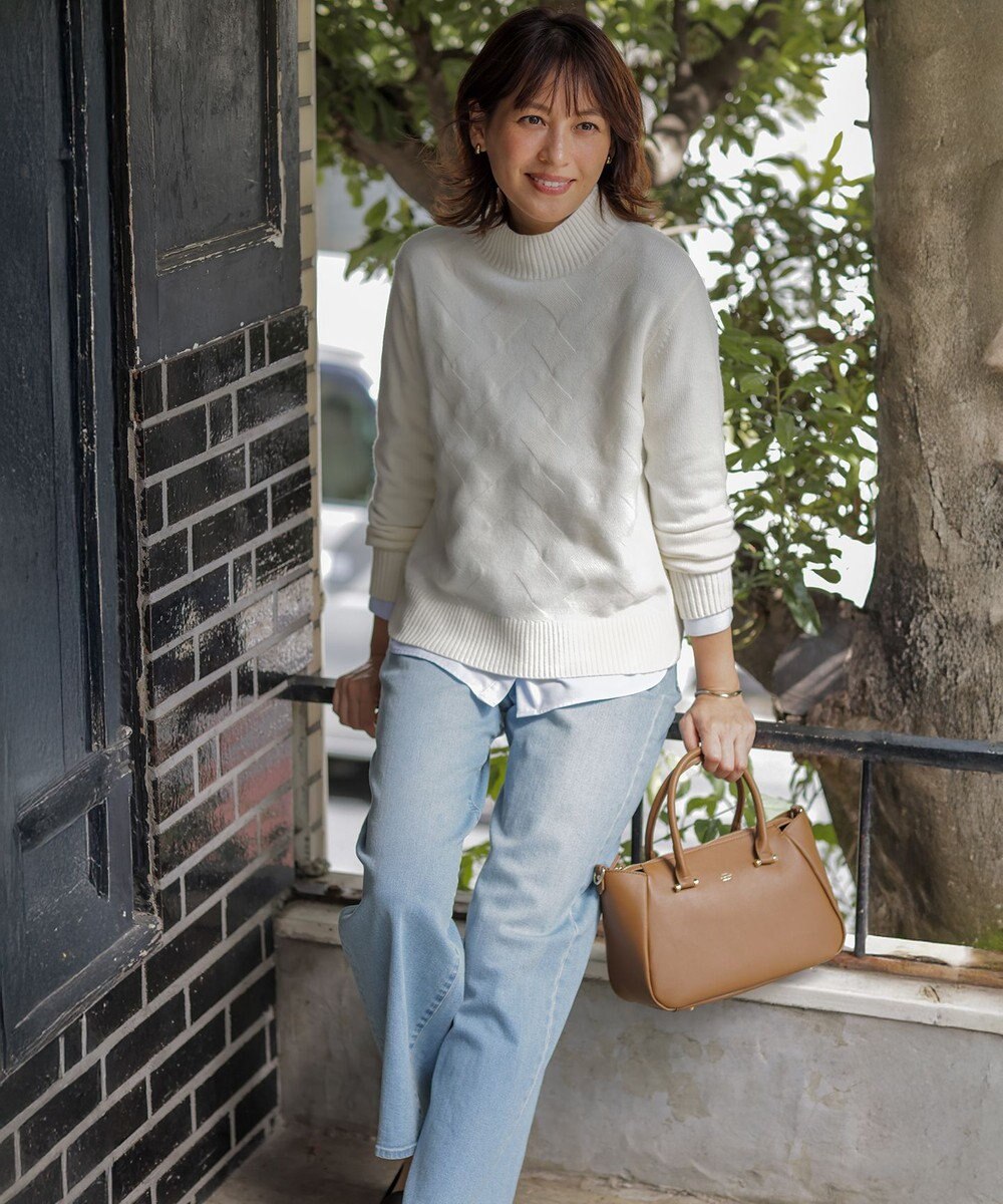 J.PRESS LADIES L 【WEB限定カラーあり】CAT ハイネック ニット 