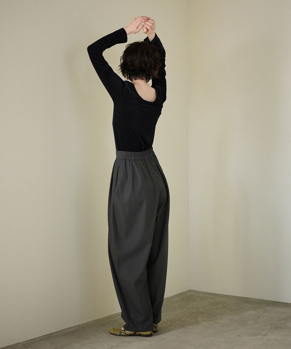 #Newans 【洗濯機可／ 前後着用可】 シアーベロアプルオーバー 