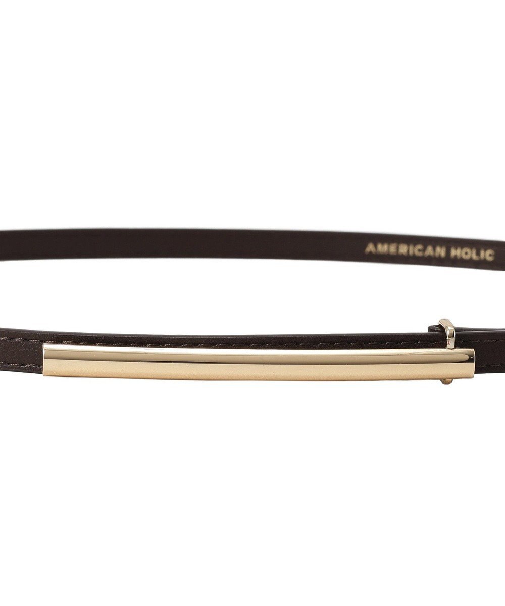 AMERICAN HOLIC デザインバックルスリムベルト 