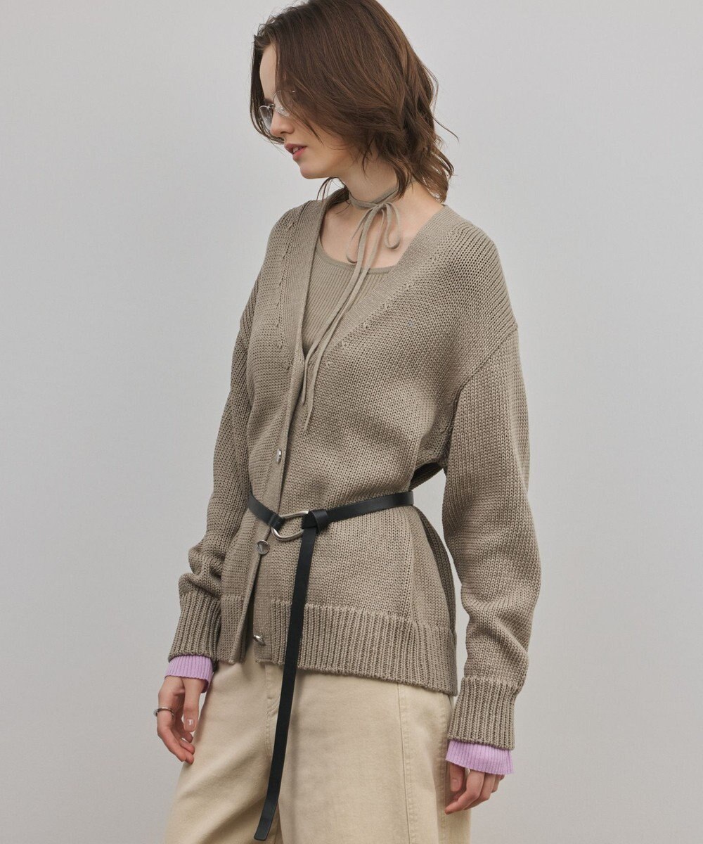 GRACE CONTINENTAL リリヤーンニットカーディガン 