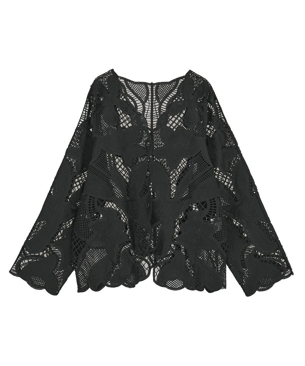 Green Parks ・ＥＬＥＮＣＡＲＥ　ＤＵＥ　レーシーカーディガン 