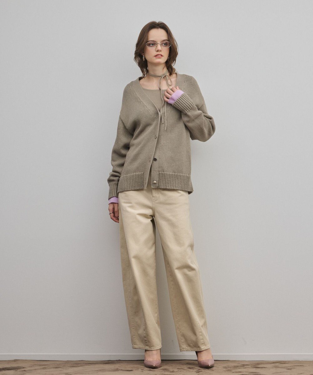 GRACE CONTINENTAL リリヤーンニットカーディガン 