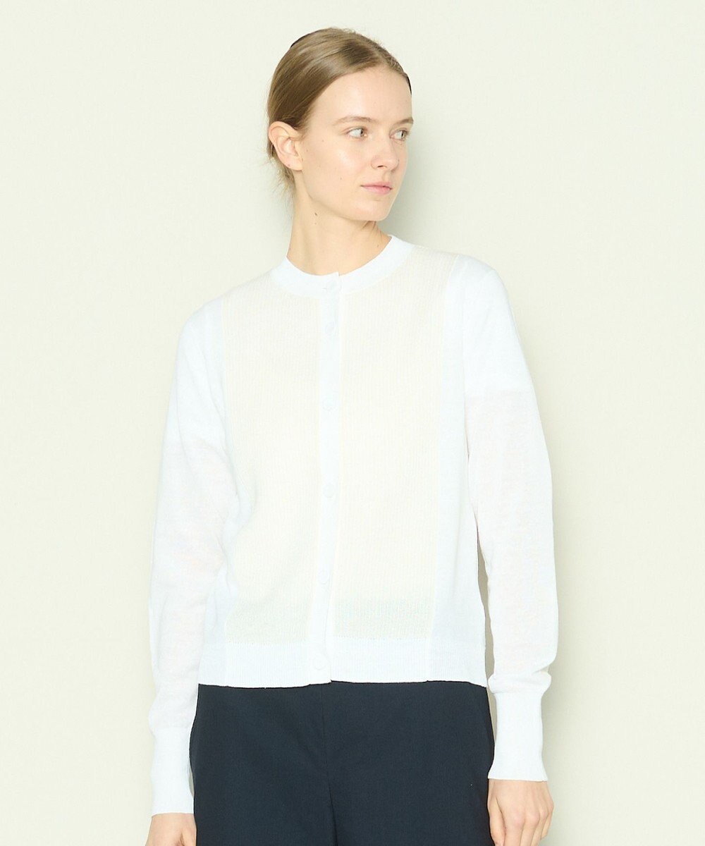 JOSEPH 【洗える】リネンコットン　カーディガン 