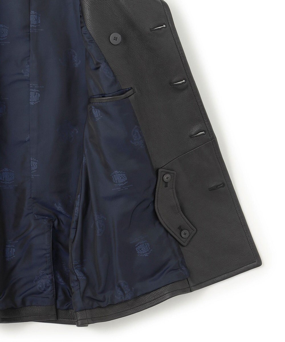 J.PRESS MEN ディアスキンレザーPコート 