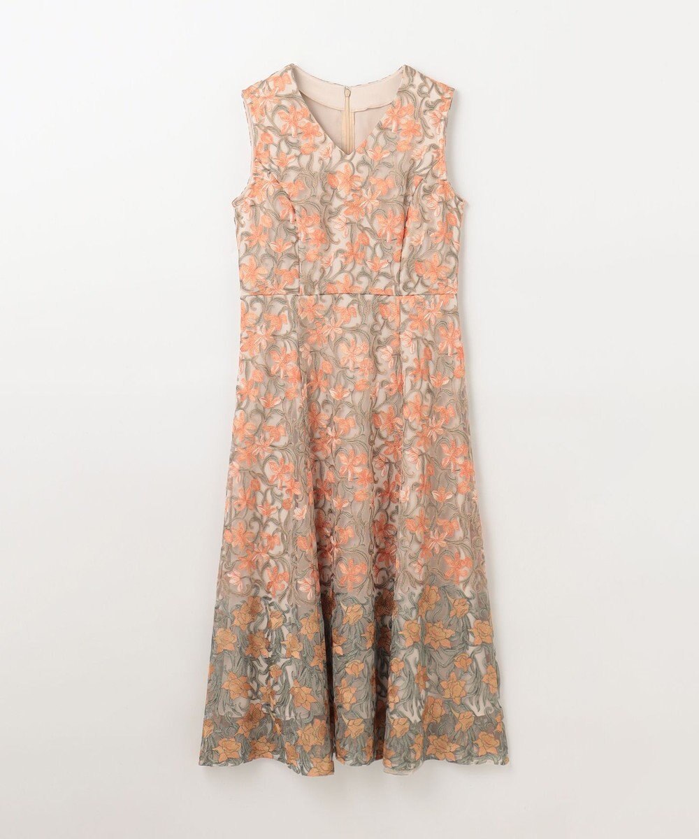 GRACE CONTINENTAL サラサオーナメントドレス 