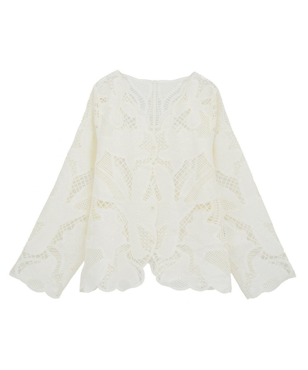 Green Parks ・ＥＬＥＮＣＡＲＥ　ＤＵＥ　レーシーカーディガン 