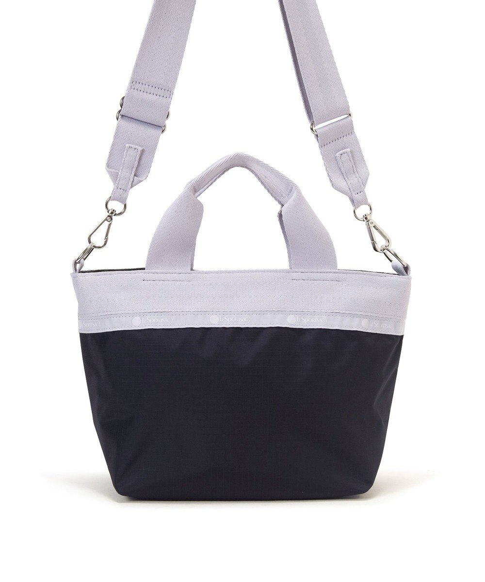 LeSportsac SMALL BUCKET TOTE/ディープシー/ソフトラベンダー 