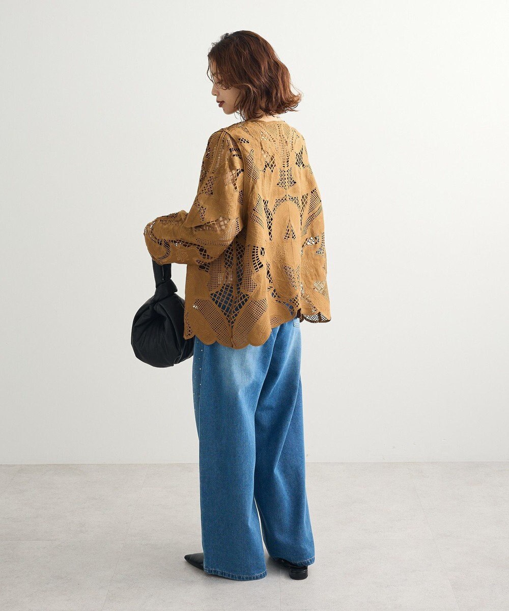 Green Parks ・ＥＬＥＮＣＡＲＥ　ＤＵＥ　レーシーカーディガン 