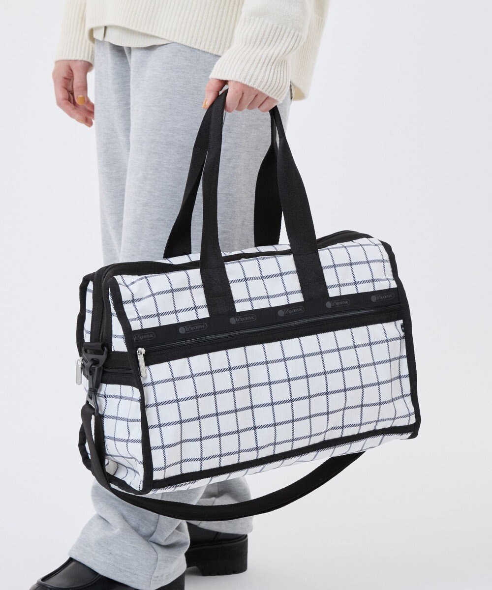 LeSportsac DELUXE MED WEEKENDER/モノクラスチェック 