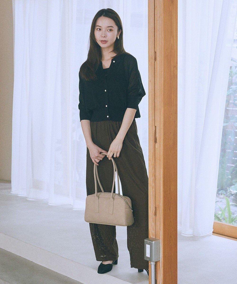 earth music&ecology 【接触冷感】シアードルマンカーディガン 