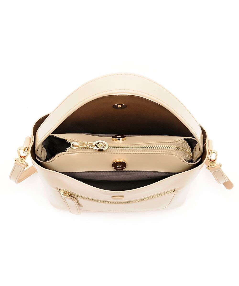 MioFIRANO スクエアエナメルハンドバッグ 2WAY　FIRANO フィラノ 