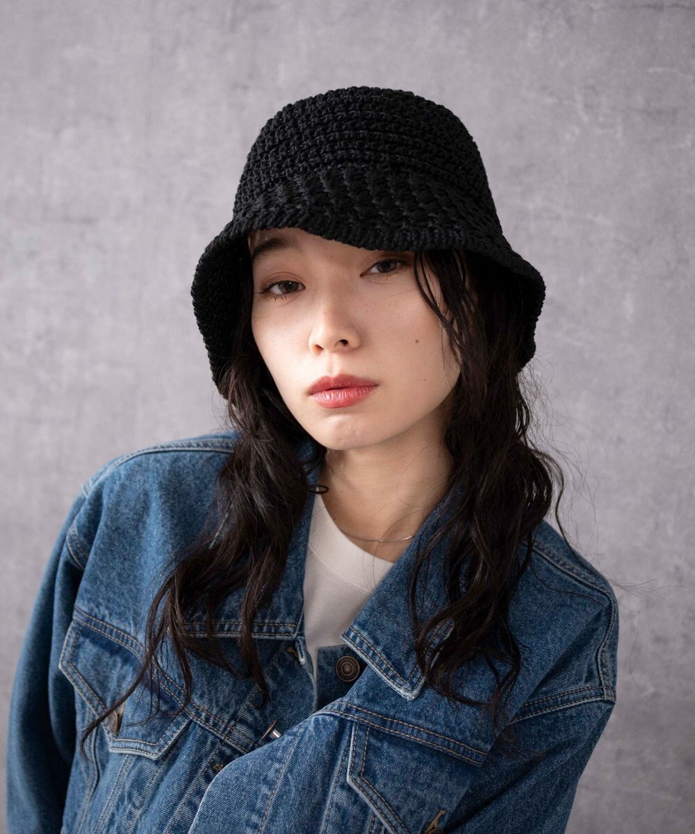 WEGO クロシェ編みハット 